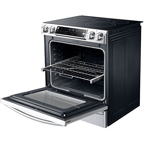 Samsung NE58F9710WS Slidein Electric Range with FlexDuo Oven Pricepulse