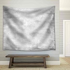 White Background Painted Wall Texture - Fabric Wall Tapestry Home Decor - 51x60 inches