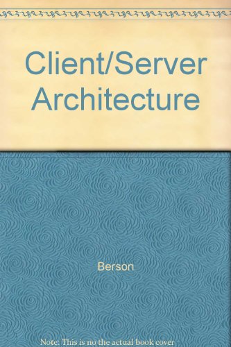 Client/Server Architecture-cover