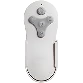Ceiling Fan Remote Control Replacement for Harbor Breeze, Remote Only | Compatible with KUJCE10311/TR214A KUJCE10712/TR214B 2BB78-ITL-F304C, 3-Speed, Light Dimmer,Learning Key Setup with Wall Mount