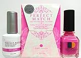 LeChat Perfect Match DUAL SET Soak Off Gel Polish and Dare to Wear Nail Lacquer - Hot Fever - PMS44