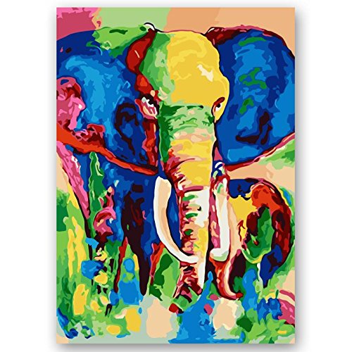 Elephant Paint By Number Kits • Paint By Number For Adults