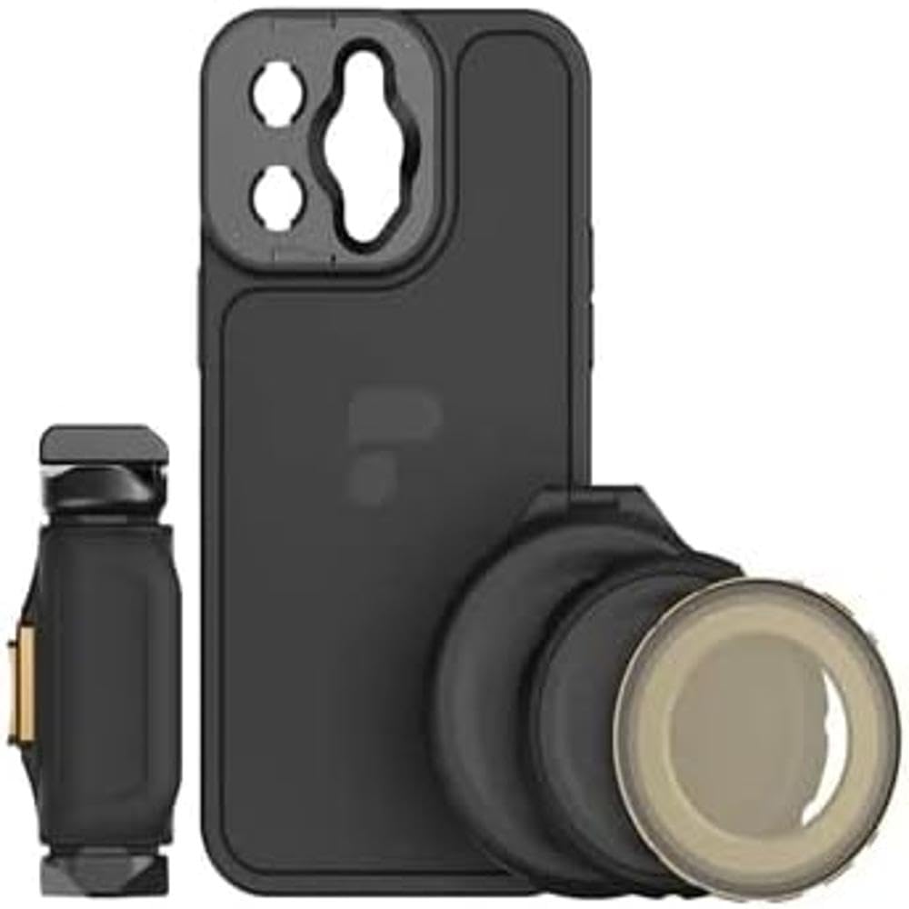 PolarPro LiteChaser iPhone 14 Pro Case Kit - Incl. iPhone 14 Case & Grip - VND 3-5 Filter