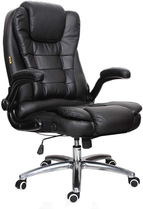 LeatherPadded, Ergonomic, with Adjust Seat Height, Office Chair