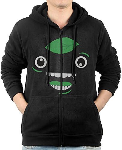ADKKSI Casual Mens Guava Juice Logo Full-Zip Sweatshirt Hoodie Jacket