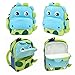 yodo 3-Way Convertible Playful Insulated Kids Lunch Boxes Carry Bag/Preschool Toddler Backpack for Boys Girls, with Quick Access front Pouch for Snacks, Dinosaur