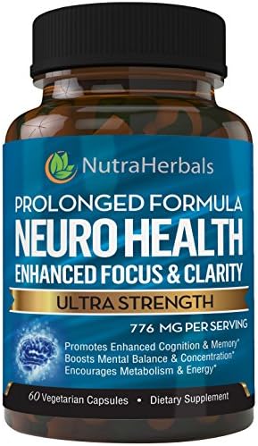Brain Booster Supplement -60 Day Supply Nootropics Support Mental Clarity, Memory &amp; Focus. Scientifically Formulated - DMAE, Rhodiola Rosea, Bacopa Monnieri, Alpha Brain Max