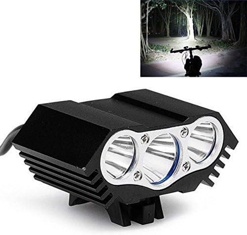 New 10000Lm 3 x CREE T6 LED Bicycle Lamp Light Headlight Cycling Headlamp Torch Light Color White