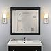 Linea di Liara Brio Polished Chrome Sconce Frosted Glass Shade Modern Sconces Wall Lighting Fixture Bathroom Wall Sconce Vanity Wall Sconce and Hallway Wall Light Fixtures, UL Listed