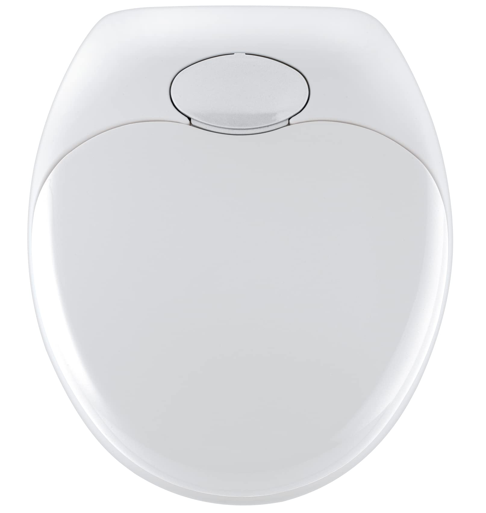 Wenko 110003100 Toilet seat Family Easy Close Double seat, Soft Closing Mechanism, FixClip hygienic Plastic mounting, Plastic Thermoplastic, 36/37.5 x 40.5/44 cm, White