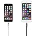 [Apple MFI Certified] Akiko Cable Black 2M (6.3FT SIX FEET) w/ Aluminum Head Lightning 8-Pin to USB Charger and Data Sync Cable Made for iPhone 6 6s Plus 5S 5C iPad Mini Air iPod - Compatible w/ iOS 8