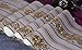 LIKE SHOP Wallpaper roll,European-Style Carved Embossed Wallpaper 1.73 ft(W) x 32.8ft(L) Luxury Gold Damascus Wallpaper Bedroom for Living Room,Bedroom (Gold-A1) (Gold-B1)