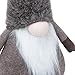 GMOEGEFT Scandinavian Christmas Gnome Plush, Swedish Tomte, Nordic Santa Gnome, Holiday Home Decoration Birthday Gift, 17 Inches (Coffee Sit)