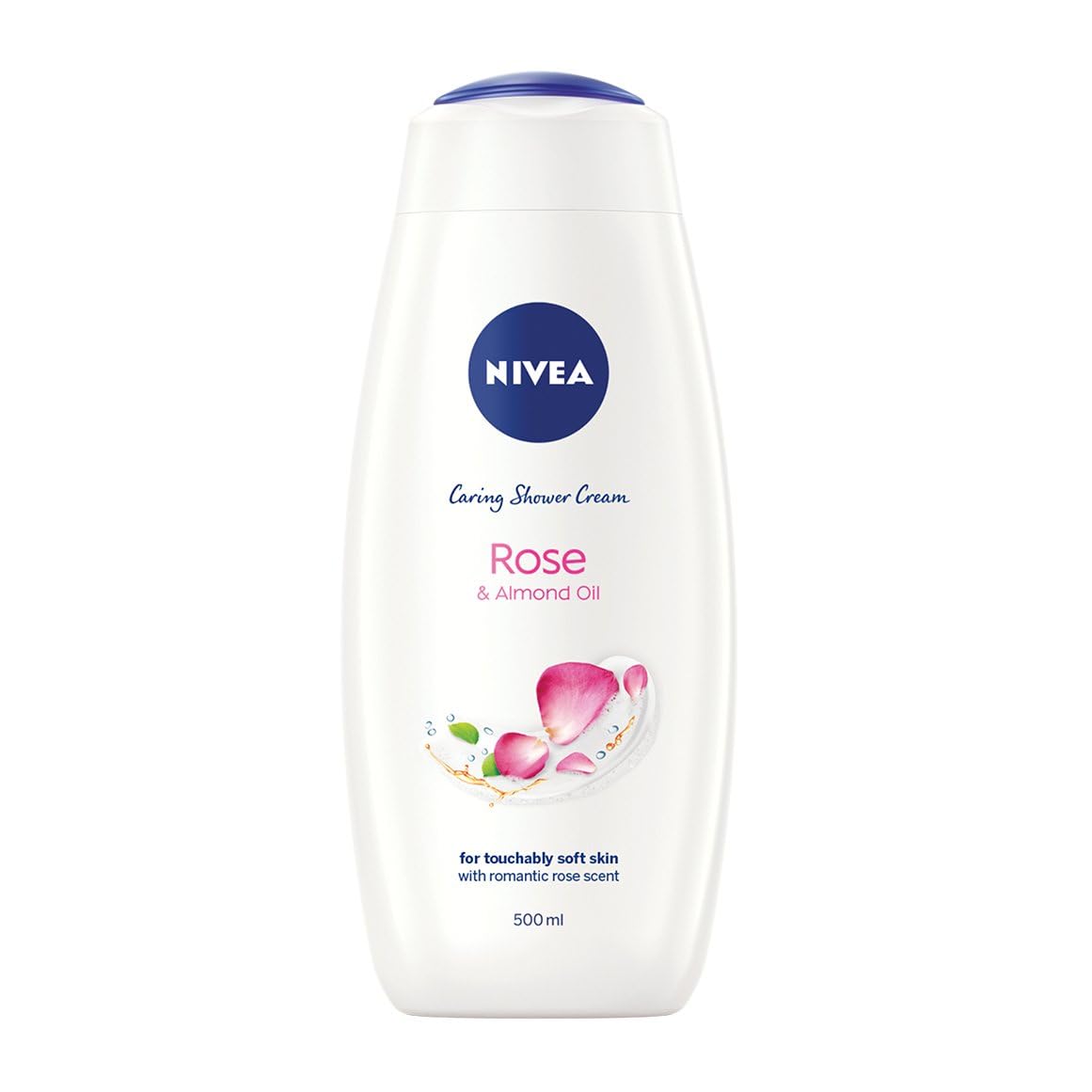 Nivea Caring Shower Gel Indulgent Moisture Rose Cream, 500 ml