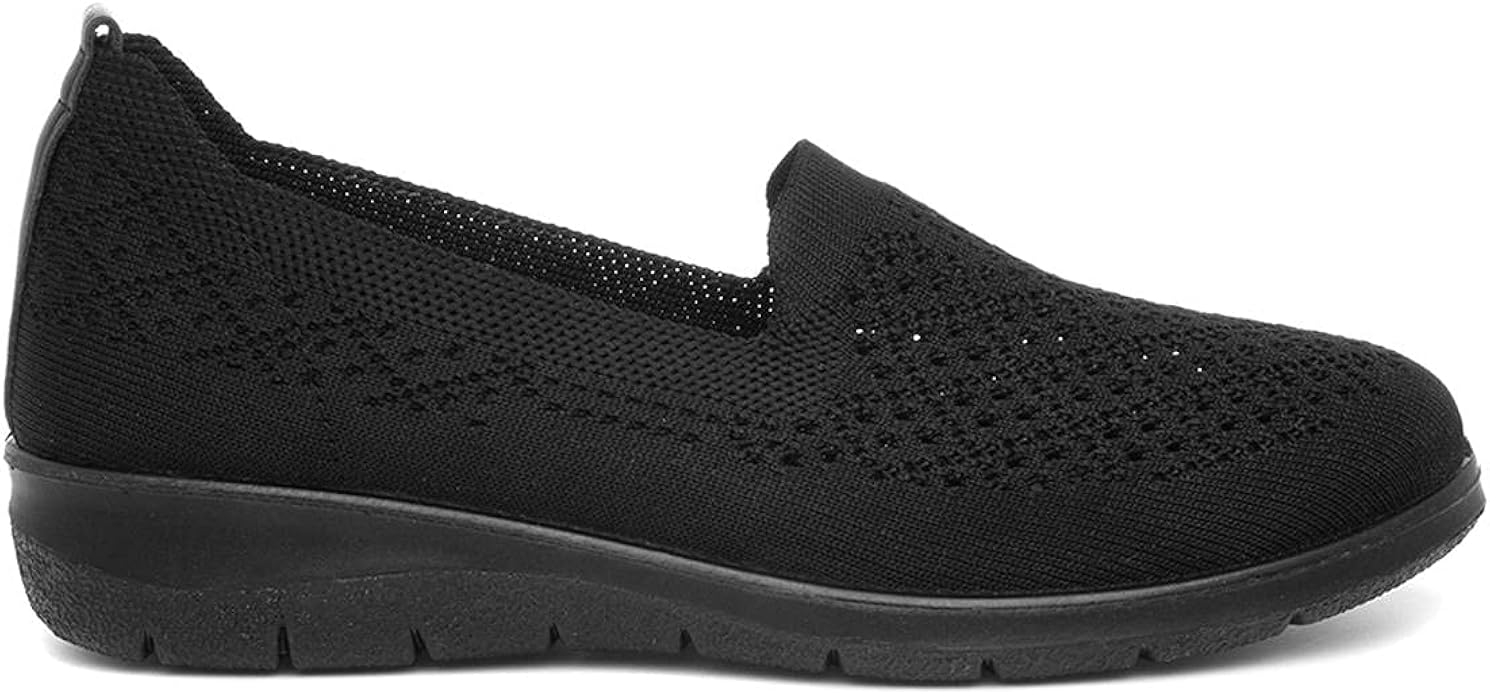 Cushion Walk Leanne Womens Black Shoe Amazon.co.uk Shoes & Bags