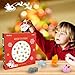 Manaror Christmas Advent Calendar,24 Mochi Cute Squishies Including Santa Different Surprise Every Day,Non-Toxic and Reusable-Great Sensory