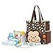 SoHo Franky Monkey Diaper Tote Bag 9pc Travel Set