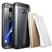Supcase Galaxy S7 Case, Water Resistant Full-Body Rugged Case with Built-in Screen Protector for Samsung Galaxy S7 2016 Release, 3 Interchangeable Covers, Retail Package (Gun Metal/Silver/Gold)
