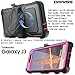 COVRWARE Samsung Galaxy J3 / Galaxy Amp Prime / Express Prime - [Aegis Series] Heavy Duty Full-body with Built-in [ Screen Protector ] Rugged Holster Armor Case & Belt Swivel Clip [Kickstand] - Pink