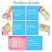 Lemon Ribbon Multifunction Pencil Box Set with Plastic Holder Flat Magnetic Lid Hardtop Waterproof Outside Cute Pop Out School Individual Pen Storage Case for 90s Girl School Kids Gift