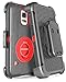 BENTOBEN Case Compatible with Galaxy S5, Hybrid Soft Silicone Hard Protective Case Rotating Kickstand Belt Clip Holster Cover Rugged Phone Cases for Galaxy S5 S V I9600 GS5 All Carriers, Black/Red