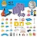 Minmi Motorized Train Set and Tracks Building Blocks - Battery Operated (107 Piece Set - Jumbo)