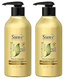 Suave Professionals Natural Infusion Strengthening Light Leave-In Cream, 6 Ounce (Pack of 2)