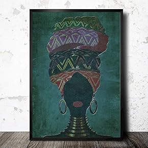 Framed Canvas Wall Art for Living Room, Bedroom Exotic Silhouette II Canvas Prints for Home Decoration Ready to Hang - 16x24 inches