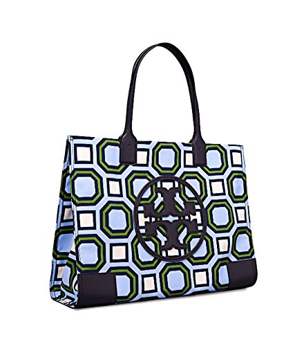 Tory Burch Womens Ella Nylon Nylon Top Handle Tote Light