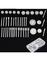 Herramientas giratorias de talla y pulido de piedra profesionales, accesorios de esfera de diamante para piedras, joyas, vidrio y cerámica compatibles con herramientas giratorias Dremel