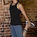 Max Threads Women’s Racerback Tank Top - Workout Top with Built-in Bra and Removeable Modesty Cups, Black, Large