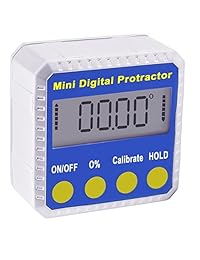 Digital Bisel Caja inclinómetro Protractor Angle Finder con imanes