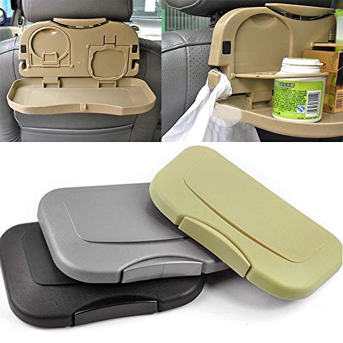 Quaanti New Folding Auto Car Back Seat Table Drink Food Cup Tray Holder Stand Desk car-Styling holdes containers case (Random)