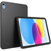 Puxicu Case for iPad (A16) 11th 11'' 2025/10th Generation 10.9'' 2022, Slim Design Matte TPU Rubber Soft Skin Silicone Protective Cover for iPad 10th/11th - Black