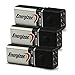 3-Pack of Blocklite 6 LED Mini Flashlights w/Energizer 9 Volt Batteries