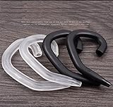 VEVER 2 Pairs Removable Silicone Sport Earhook Headphone Hooks/Wire Hangers Compatible with Most In Ear Earbuds