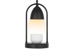 aqxreight Cordless Candle Warmer Lamp with Timer – Dimmable Light for Home Decor, Safe Flameless Candle Melter, Battery Opera
