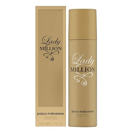 Paco Rabanne Lady Million Deodorant Spray, 5 Fl Oz