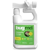 BugMD Mosquito Amigo Ant Killer & Bug Spray - Outdoor Roach, Cockroach, and Spider Killer, Fly and Insect Defense, Natural Plant-Based Formula, Safe with Essential Oils