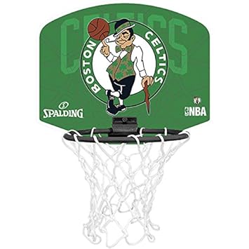 Spalding NBA Boston Celtics Mini Canasta de Baloncesto, Unisex ...