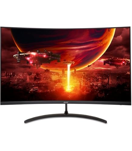 LG Monitor Gamer Curvo Ultragear 32Gs60Qc-B De 32 Polegadas Qhd