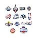 NBA Team Stickers Set 43Pack All Teams Collection Sticker Decals Packs for Water Bottle Laptop Cellphone Skateboard Bicycle Motorcycle Car Bumper Luggage Travel Case. Etc (43pcs)