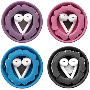 Amazon.com: Earbud Holder Case Earphone Organizer Storage [4 Pack], MAIRUI Headphone Cable