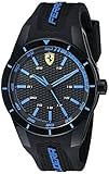 Ferrari Men's 0830247 REDREV Analog Display Japanese Quartz Black Watch