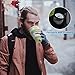 Collapsible Coffee Travel Mug -CLTEIN Certified BPA Free Food-Grade Silicone Coffee Cup Pocket-Sized Camping Mug with Lid Reusable for Travel and Hiking,Dishwasher & Microwave Safe-12oz (Green)