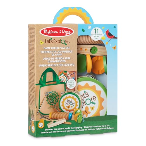 Melissa & Doug Lets Explore Camp Music Play Set | Pretend Play | Play set | 3+ | Gift for Boy or Girl