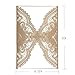 24pcs Vintage Wedding Invitations Cards with Laser Cut lace Flower for Bridal Shower,Engagement,Anniversary or other Event Ideas