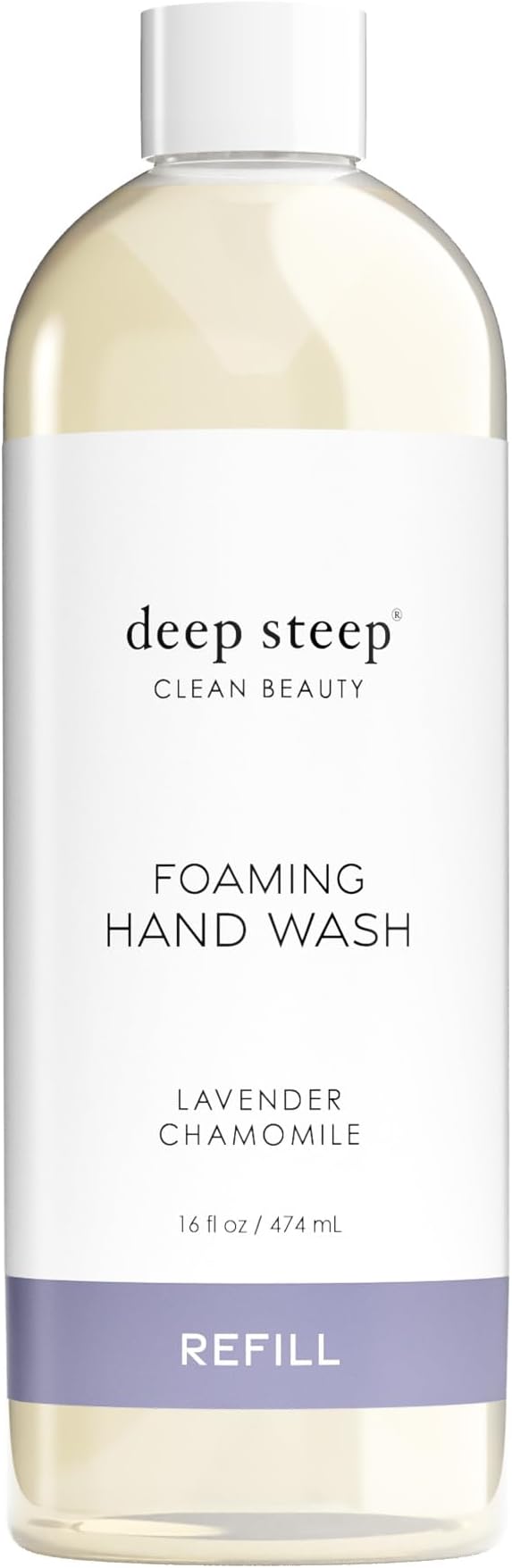 Deep Steep Foaming Hand Wash Refill 16 oz Lavender Chamomile Natural