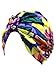 Luxury Divas Multicolor Floral Print Turban Head Wrap For Women