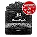 Charcoal Scrub, Moisturizing and Exfoliating Face Foot & Body Scrub, Organic Scrub Fights Stretch Marks, Fine Lines and Natural Exfoliator Salt Body Scrub for Toning Skin Cellulite Skin Care Body